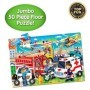 Puzzle mare de podea Echipele de salvare 50 piese 91.44x60.96 cm